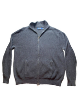 Load image into Gallery viewer, POLO Ralph Lauren Sweater Adult Extra Large Charcoal Full Zip Outerwear Mens
