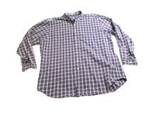 Load image into Gallery viewer, Ralph Lauren Shirt Adult 2LT Tall Black Purple Button Up Blake Casual 2 Ply Mens
