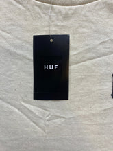 Load image into Gallery viewer, HUF Shirt Adult Large Beige Big H Logo Essentials Classic Crewneck Mens NWT
