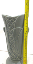 Load image into Gallery viewer, Vintage Shawnee Vase Gray Glaze Art Nouveau
