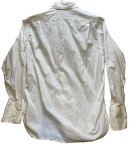 Load image into Gallery viewer, Gitman Bros Shirt Adult 16/33 Ivory Button French Cuffs Pinpoint Oxford Mens
