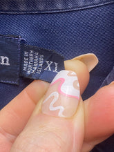 Load image into Gallery viewer, Ralph Lauren Button Up Shirt Adult Extra Large Navy Blue Long Sleeve Polo Men
