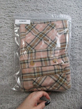 Load image into Gallery viewer, Altar&#39;d State Jacket Womens Large Button Up Flannel Plaid Cropped Rayon Ladies
