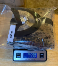 Load image into Gallery viewer, Investments Sweater Womens Large Tan Brown Leopard Fine Cashmere Cardigan Ladies
