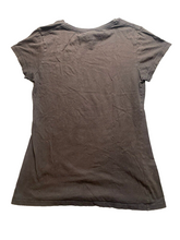 Load image into Gallery viewer, DC Shirt Womens Small Black Fade Neon Big Logo Streetwear Skater Pullover USA
