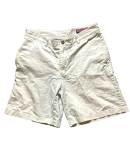 Load image into Gallery viewer, Vineyard Vines Shorts Adult 34x8 Ivory Ivory Flat Front Bermuda Whale Mens
