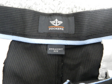 Load image into Gallery viewer, Dockers Pants  Adult 40x32 Straight Fit Pinstriped Casual Trouser Dress Mens
