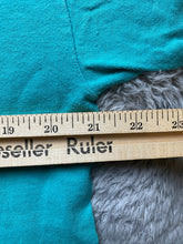 Load image into Gallery viewer, VTG Texas Bluebonnets Shirt Womens Large Teal Green Embroidered Flower USA Lady
