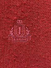 Load image into Gallery viewer, VTG IZOD Sweater Adult Extra Large Maroon Embroidered Logo Knitted Cardigan Mens
