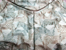 Load image into Gallery viewer, PrAna Bikini Top Women Medium Green AOP Print Zebra Safari Racerback Azra Tassel
