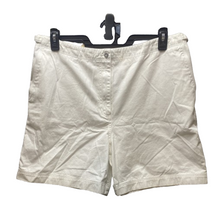 Load image into Gallery viewer, Lauren Ralph Lauren Shorts Womens 16x6 White Flat Front Chino Solid Casual Lady
