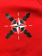 Load image into Gallery viewer, Joma Jacket Adult Medium Red 1/4 Zip EFP VIII Latvia Coat Of Arms Brigada Aragon
