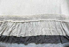 Load image into Gallery viewer, Easel Shirt Womens 2X Crochet Lace Dot Layered Tunic Blouse Rayon Spandex Plus
