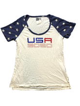 Load image into Gallery viewer, Ryder Cup Team USA 2020 Shirt Womens Small Ivory Golf Champs New Era Ladies
