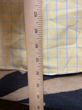 Load image into Gallery viewer, Brooks Brothers Shirt Adult 16.5 Large Yellow Blue Button Up Traditional Fit Men
