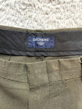 Load image into Gallery viewer, Dockers Pants Adult 36x34 Light Brown Pleated Straight Leg Trouser Dress Mens
