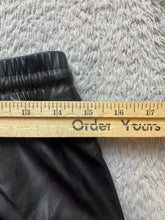 Load image into Gallery viewer, Dollhouse Pants Womens Medium (30x25) Black Faux Leather Jogger Moto Biker
