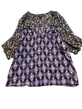 Load image into Gallery viewer, Mason &amp; Mackenzie Shirt Womens Small Oversized Boxy Boho Hippie Peasant Ladies
