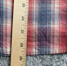 Load image into Gallery viewer, Ariat Shirt Adult Extra Large Red Blue Retro Fit Plaid WESTERN Button Up Mens
