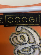 Load image into Gallery viewer, Coogi Dress Womens Extra Large Peach Summer Floral Long Maxi Spandex Halter Boho
