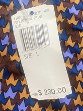 Load image into Gallery viewer, Holliday &amp; Brown London Shirt Adult Large Poplin Button Up Mens $230 MSRP NWT
