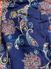 Load image into Gallery viewer, Angie Shawl Womens 3X Boho Hippie AOP Paisley Floral Poncho Kimono Plus Rayon
