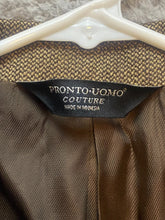 Load image into Gallery viewer, Pronto Uomo Sport Coat Mens 42R Tan Lambswool Single Breasted Suit Blazer
