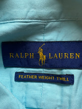 Load image into Gallery viewer, Ralph Lauren Shirt Adult XLT Extra Large Tall Blue Feather Weight Twill Mens
