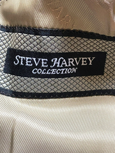 Load image into Gallery viewer, Steve Harvey Suit Coat Mens 50R Brown Orange Stripe Merino Wool Super 120s
