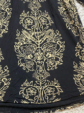 Load image into Gallery viewer, Lucky Brand Shirt Womens 1X Black Boho Floral Hippie Peasant Keyhole Blouse Plus
