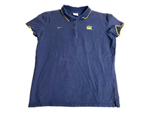 Load image into Gallery viewer, California Golden Bears Shirt Womens Large Navy Swoosh Nike Performance Polo
