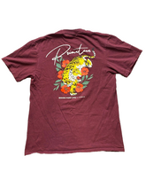 Load image into Gallery viewer, Primitive Shirt Youth Extra Large Maroon Skateboarding Island Tiger Skater Boys

