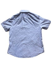 Load image into Gallery viewer, UNTUCKit Shirt Adult Large Blue Pink Grid Checkered Button Up Wrinkle Free Mens
