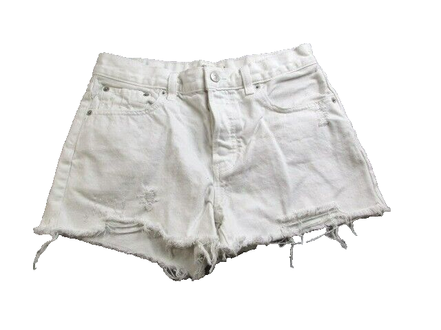 Free People Shorts Womens 28 Destroyed Cheeky Denim 3