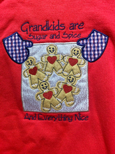 Load image into Gallery viewer, VTG Gingerbread Sweater Womens Medium Grandmacore Grandkids Are Sugar &amp; Spice

