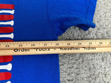 Load image into Gallery viewer, Fayetteville Woodpeckers Shirt Womens Medium Blue MiLB Baseball USA Flag Ladies
