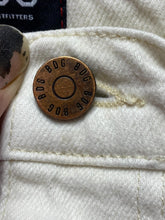 Load image into Gallery viewer, BDG Urban Outfitters Jeans Adult 29x28 White A-Wide Raw Hem Baggy Hip Hop Mens
