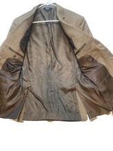 Load image into Gallery viewer, Pronto Uomo Sport Coat Mens 42R Tan Lambswool Single Breasted Suit Blazer
