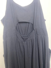 Load image into Gallery viewer, Torrid Dress Womens 4 4X Black Ruffled Smocked Cut Out Boho Lagenlook Maxi Plus
