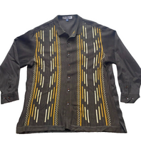 Load image into Gallery viewer, Michael Irvin 88 Shirt Adult 3XL XXXL Brown Designer Retro Knit Rayon Mens
