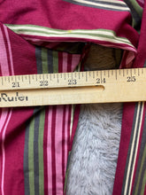 Load image into Gallery viewer, MetroStyle Shirt Womens 20 (XL) Pink Green Stripes Stretch Collared Career Lady
