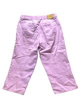 Load image into Gallery viewer, Lauren Ralph Lauren Pants Womens 12 (32x20) Lavender Capri Cropped Denim Ladies

