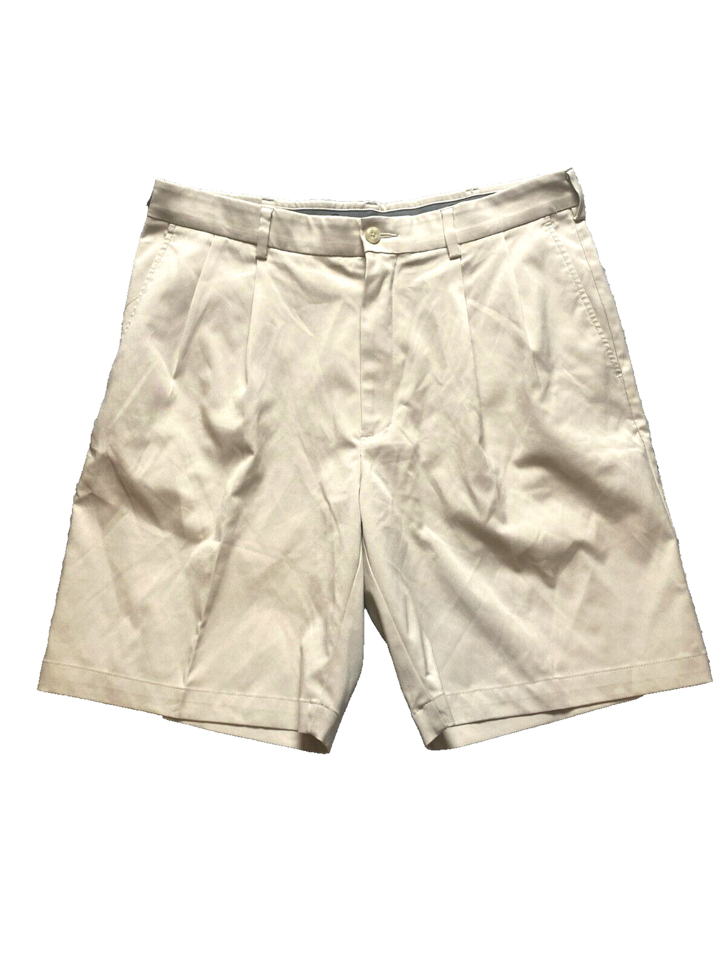 Pro Tour Shorts Adult 34 Pleated Chino Nylon Stretch Golfing Lightweight Mens