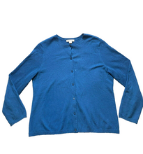 Load image into Gallery viewer, Pendleton Sweater Womens Extra Large Turquoise Blue Merino Wool Cardigan Ladies
