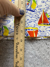 Load image into Gallery viewer, Vintage Jantzen Skirt Womens 14 (31x18) AOP Sailing Sailboat A-Line Pencil USA
