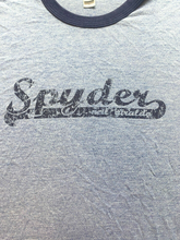 Load image into Gallery viewer, VTG Shirt Adult Large Blue Spyder Neil Giraldo Script Single Stitch Mens RARE
