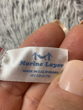 Load image into Gallery viewer, Marine Layer Shirt Womens Extra Small Burgundy V-Neck Solid Pullover Casual Lady
