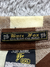 Load image into Gallery viewer, Bare Fox Shirt Adult 2XL XXL Brown Beige Plaid Western Cowboy Flap Pockets Mens
