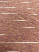 Load image into Gallery viewer, Lululemon Shirt Womens Small Mauve Striped Everyday Crewneck Activewear Ladies
