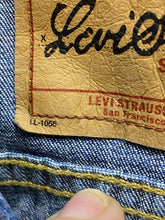 Load image into Gallery viewer, Levis Jacket Womens Small Blue Denim Trucker Jean Button Up Spandex Outdoor
